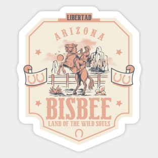 Bisbee Arizona wild west town Sticker